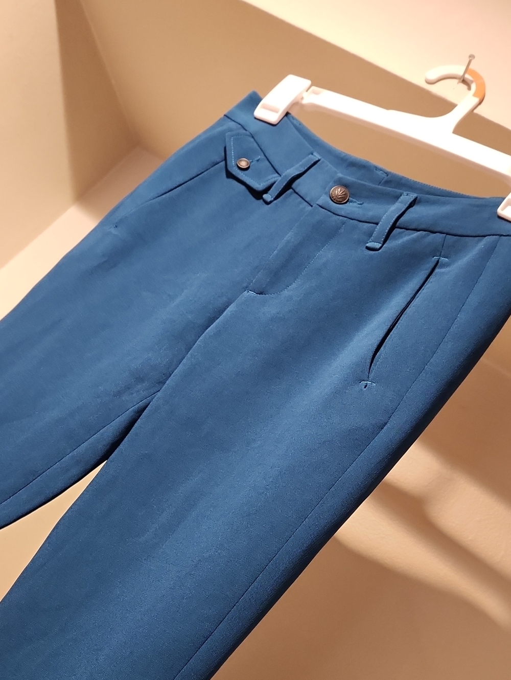 ❤ RAG & BONE SKINNY CREPE TROUSERS / PANTS, 0L (25 LONG / TALL) - Picture 6 of 15